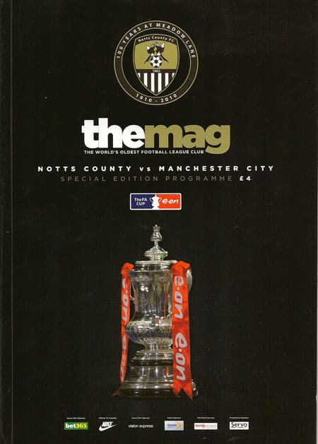 Notts County FC v Manchester City FC